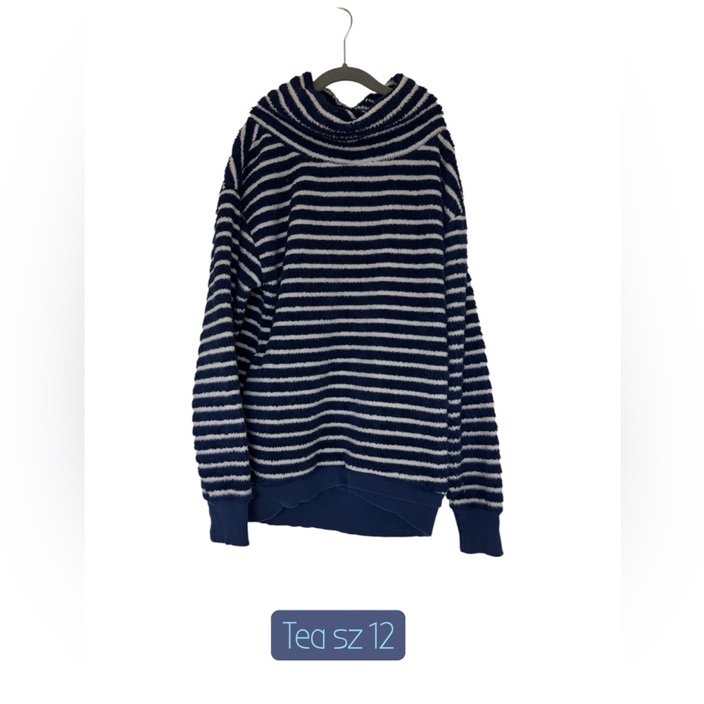 Tea Collection Sherpa fleece pullover tunic kids